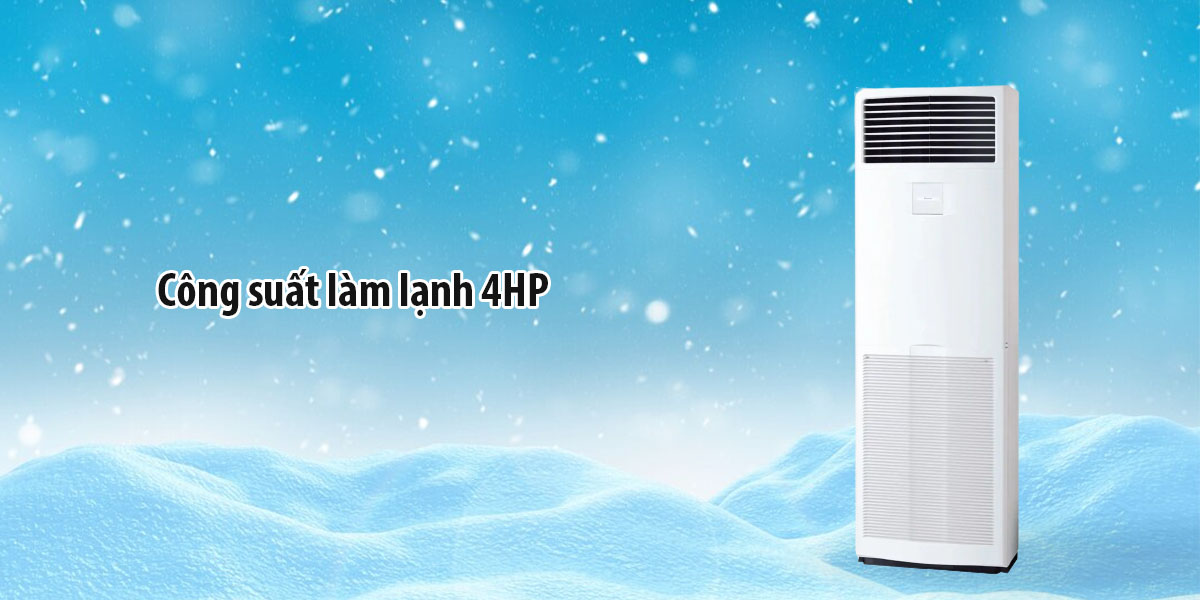 Công suất làm lạnh 4HP - 34.100 BTU