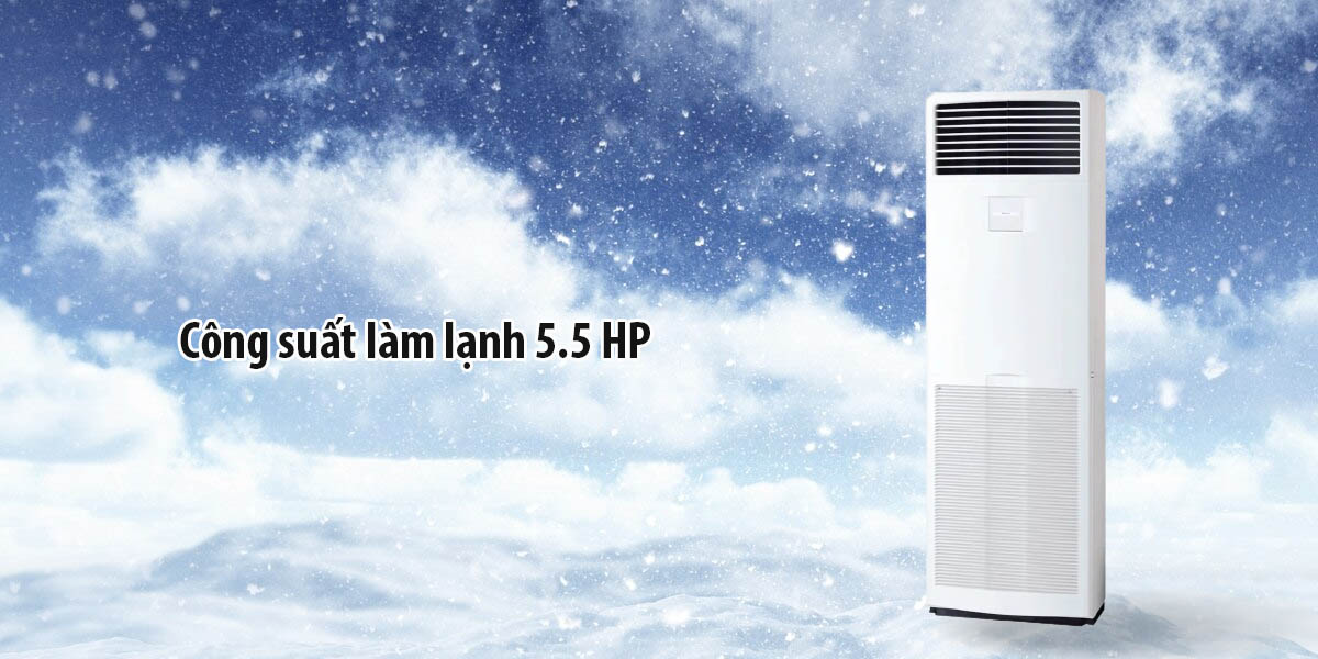 Công suất làm lạnh 5.5 HP - 47.800 BTU