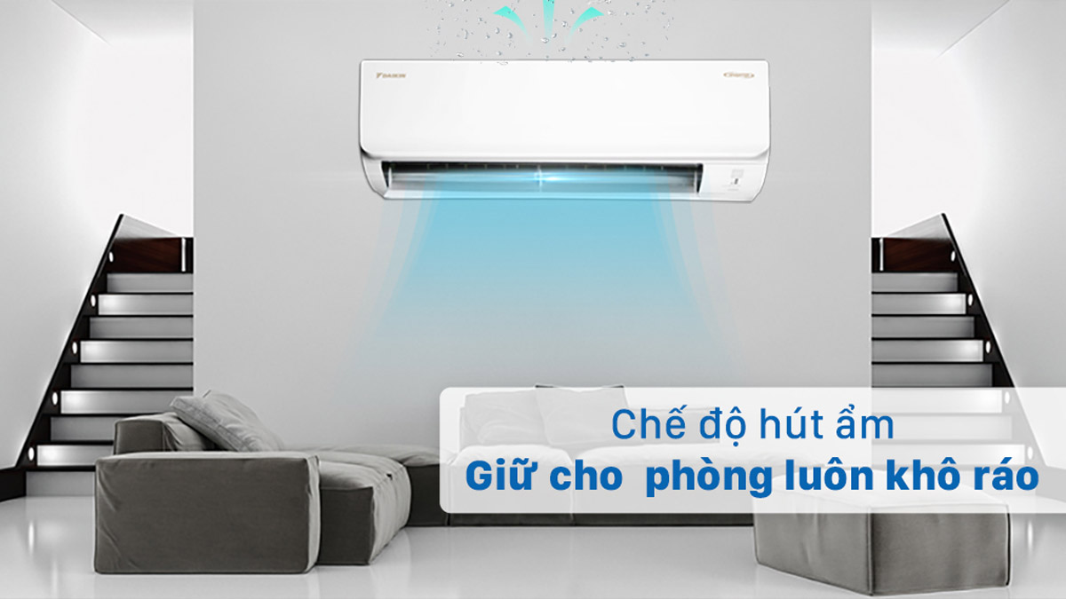 Khả năng khử ẩm của máy lạnh Inverter 2.0 HP FTKA50VAVMV