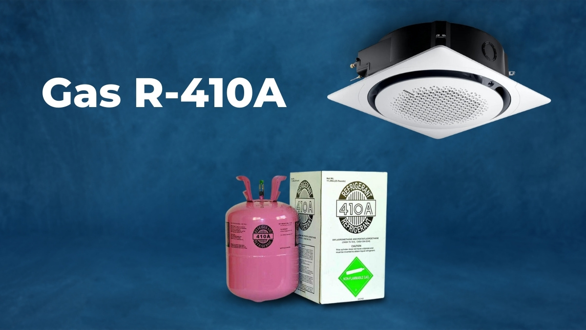 Gas R-410A thân thiện môi trường, hiệu suất làm lạnh cao