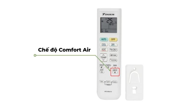 Chế độ Comfort Air trên điều hòa Daikin