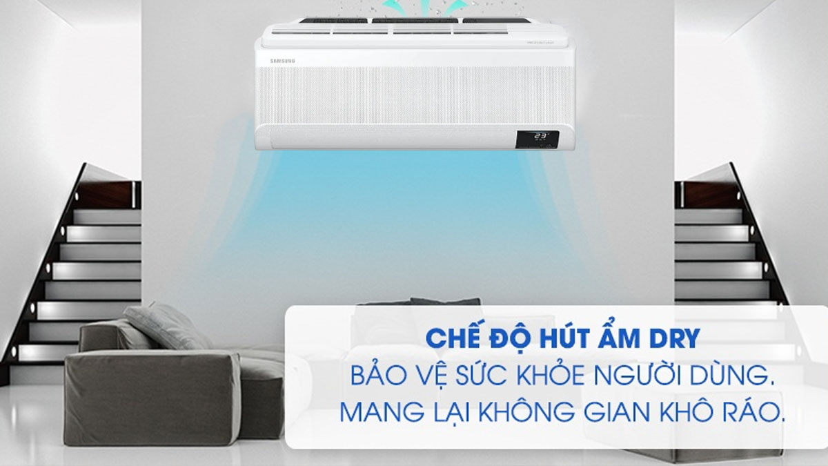Chế độ hút ẩm của máy lạnh Samsung Wind-Free AR10TYAACWKNSV