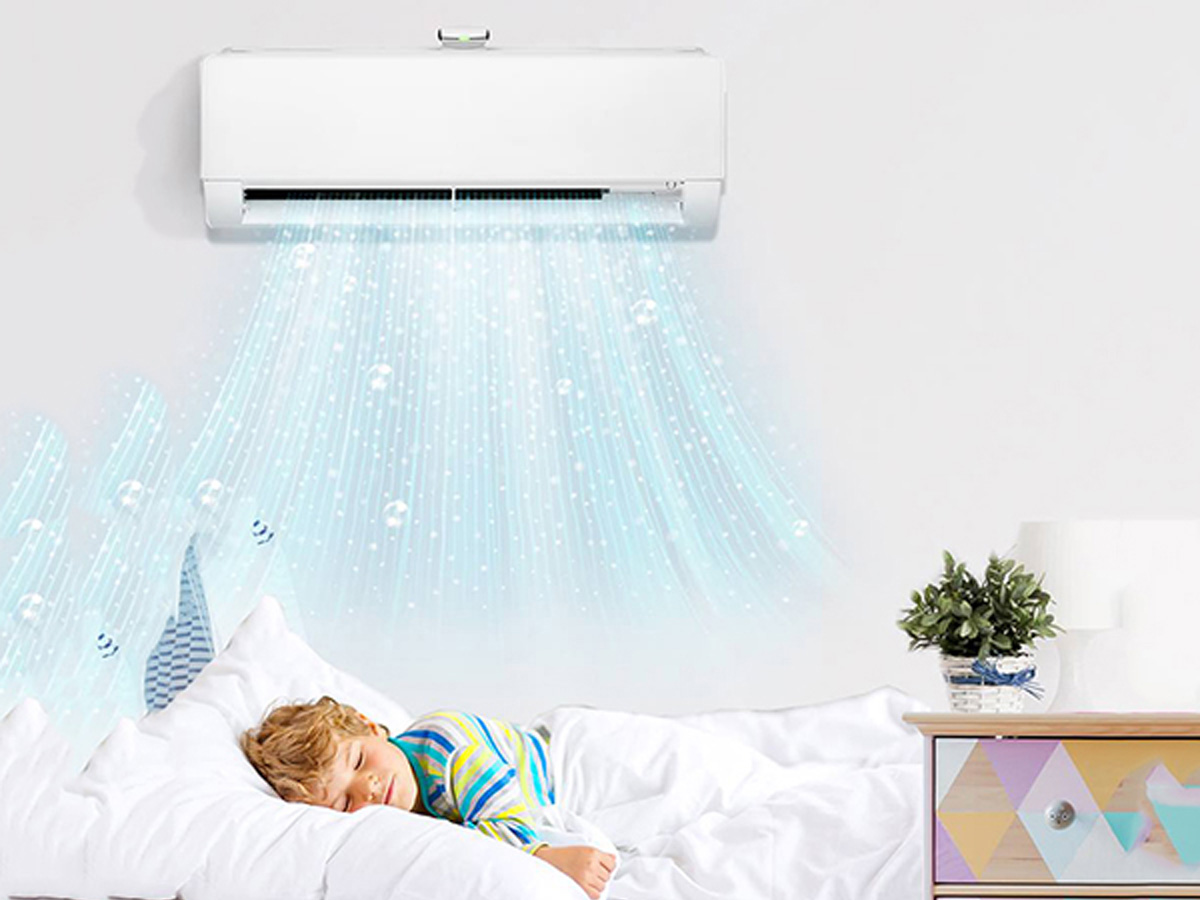 Chế độ ngủ đêm giúp máy tự động điều chỉnh nhiệt độ phòng phù hợp với thân nhiệt
