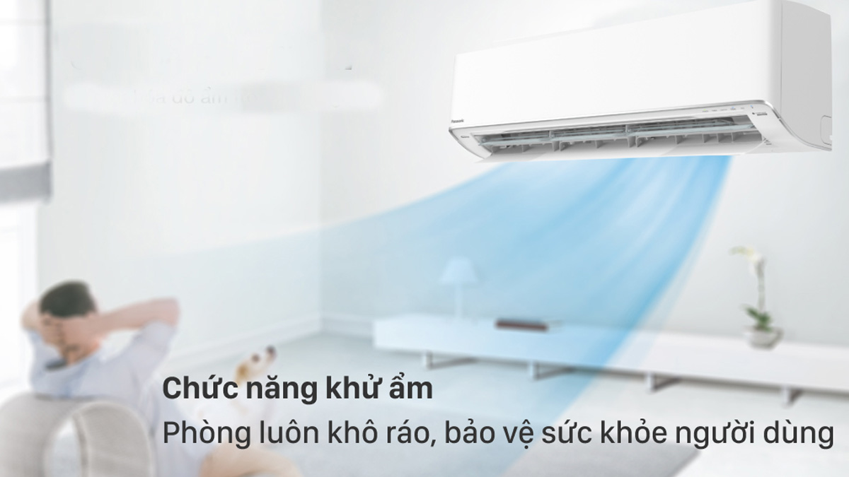 Chức năng khử ẩm của CU/CS-XU24XKH-8 giữ cho phòng luôn khô thoáng