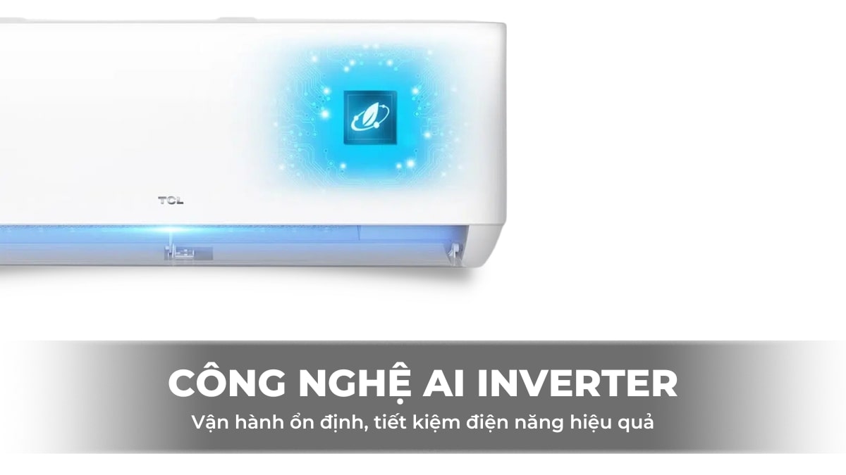 Công nghệ Ai Inverter giúp máy vận hành ổn định, tiết kiệm điện hiệu quả