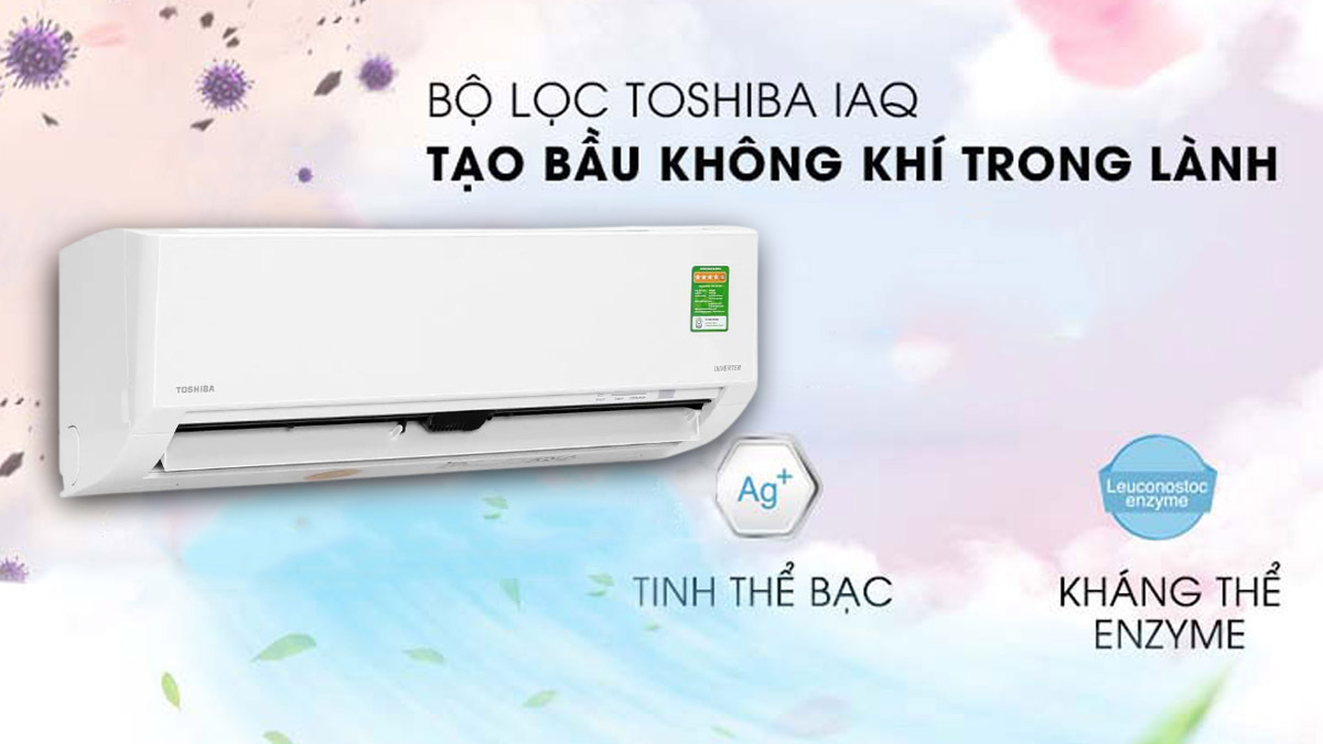 Bộ lọc Toshiba IAQ của máy lạnh Toshiba Inverter 1 Hp RAS-H10L3KCVG-V