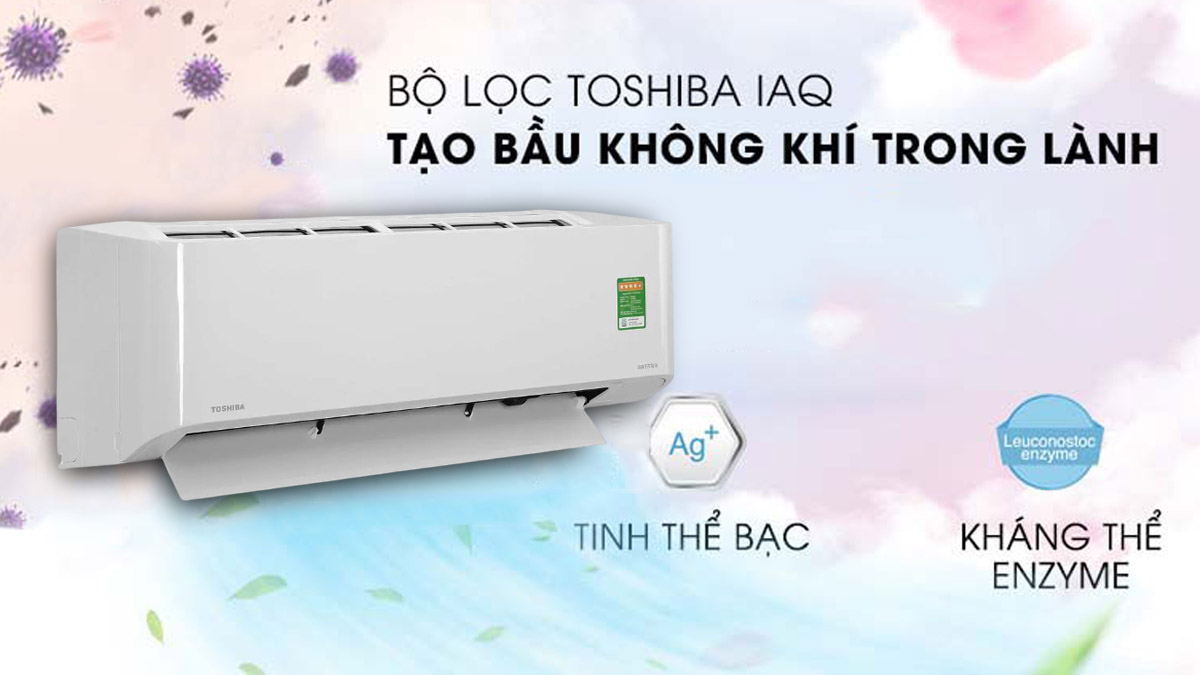 Bộ lọc Toshiba IAQ của máy lạnh Toshiba Inverter RAS-H13L3KCVG-V
