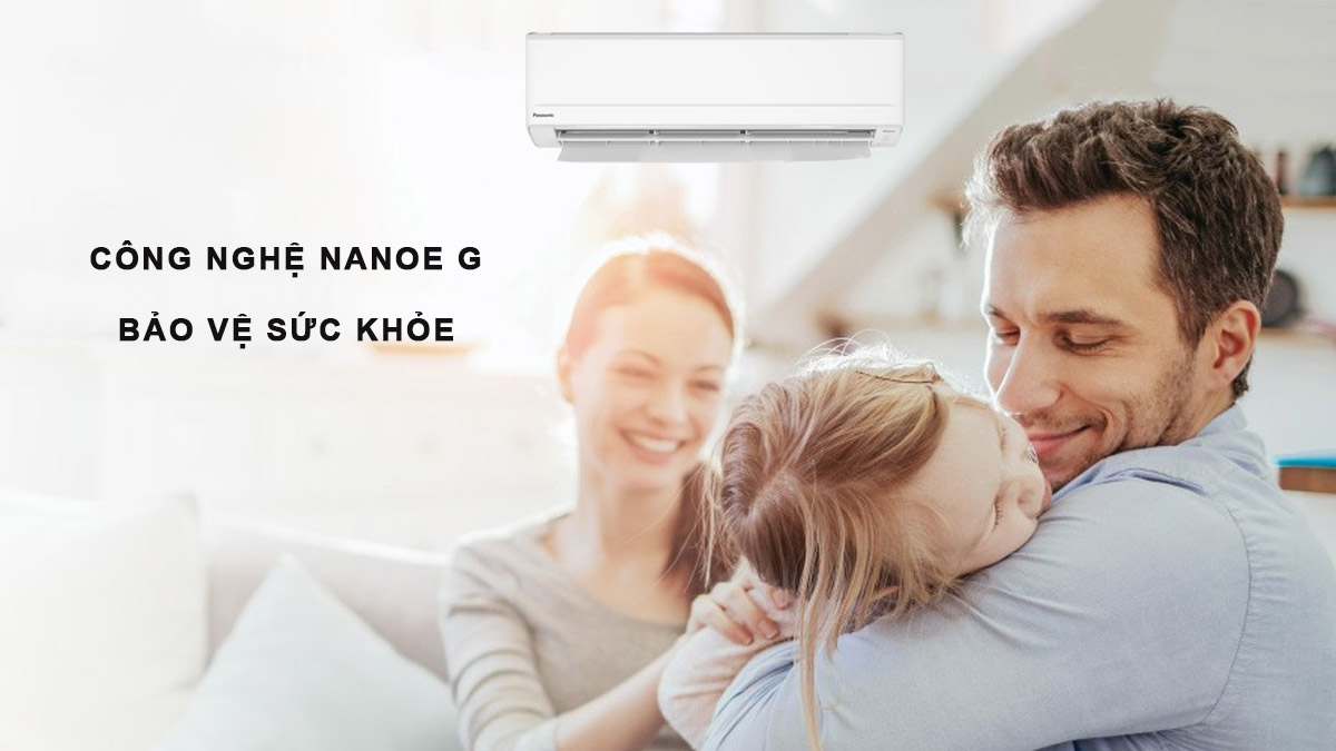 Công nghệ Nanoe G của máy lạnh Panasonic giúp bảo vệ sức khỏe gia đình