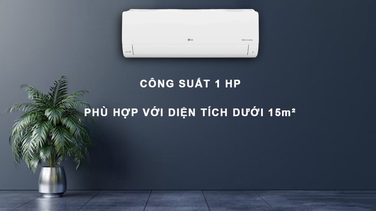 Công suất 1 Hp của máy lạnh LG Inverter V10APH1