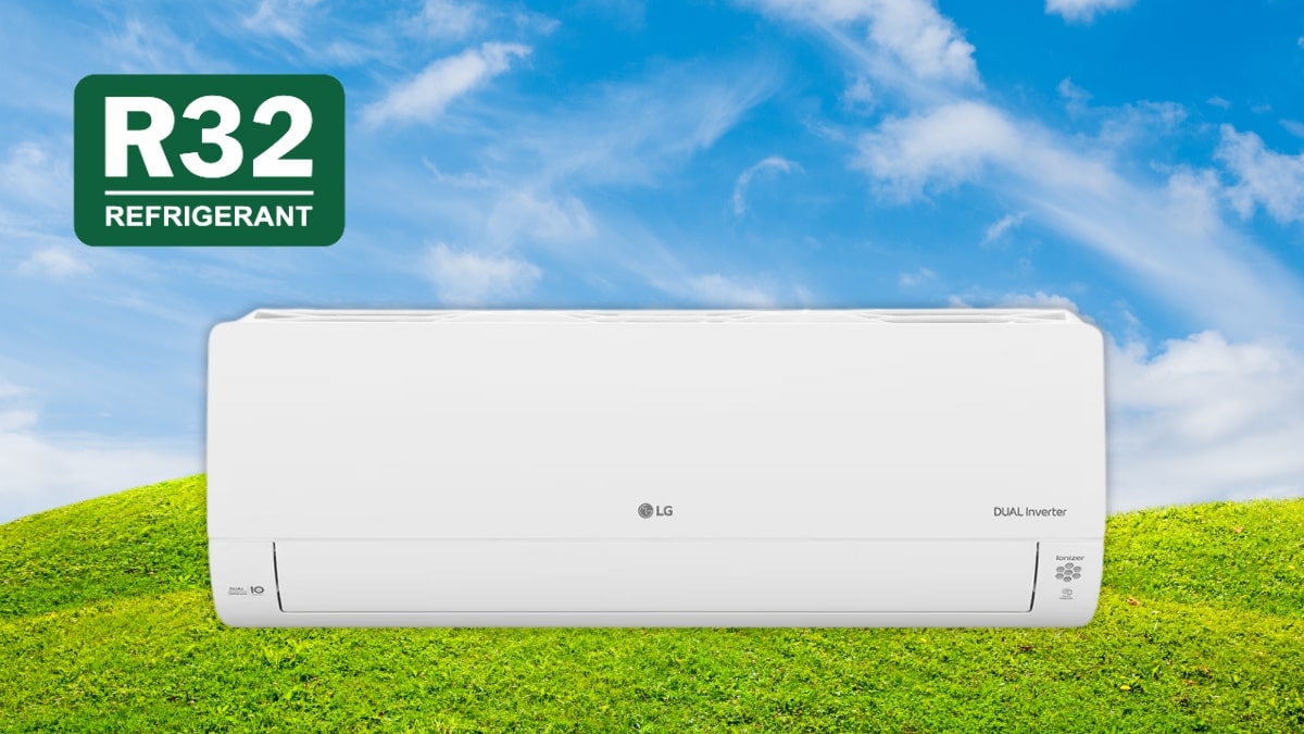 Máy lạnh LG Inverter 1 Hp V10APH2 sử dụng gas R32 thân thiện môi trường