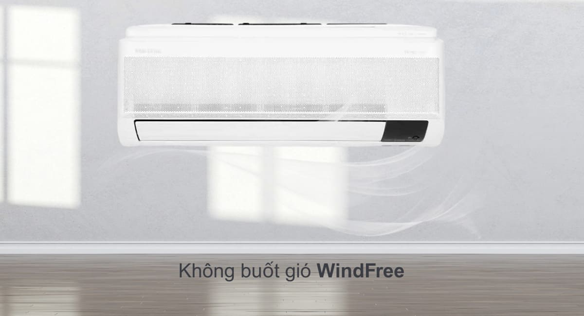 Công nghệ WindFree trên máy lạnh Samsung Inverter làm mát nhanh, không buốt gió