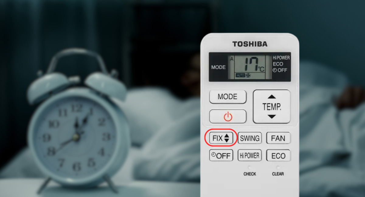 Chức năng hứa giờ tắt mưu trí bên trên máy rét mướt Toshiba Inverter 1 HP