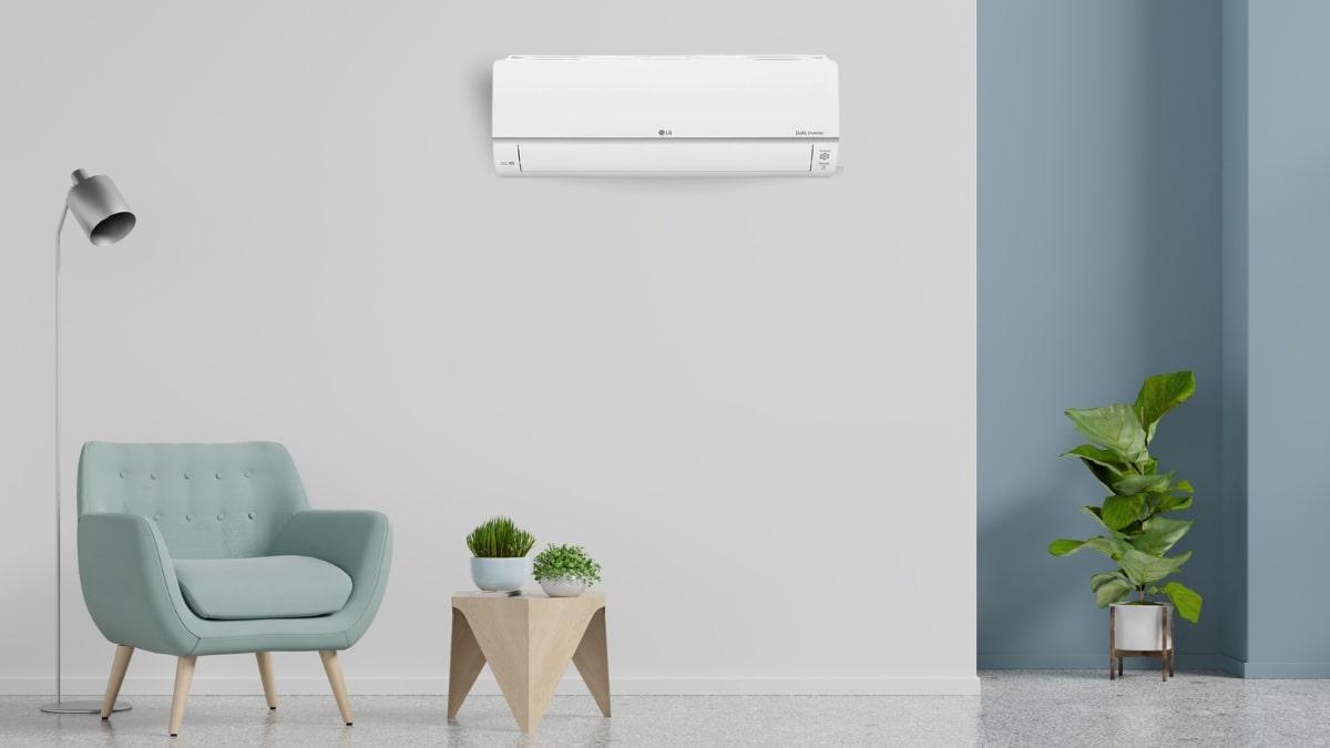 Máy lạnh LG có thiết kế tối giản, phù hợp nhiều không gian