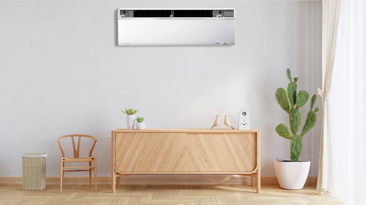 Thiết kế máy lạnh Panasonic Inverter 1.5 Hp CU/CS-VU12UKH-8 tôn lên vẻ đẹp của nội thất