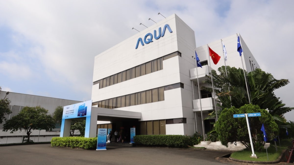 Thương hiệu Aqua nổi tiếng tại Việt Nam