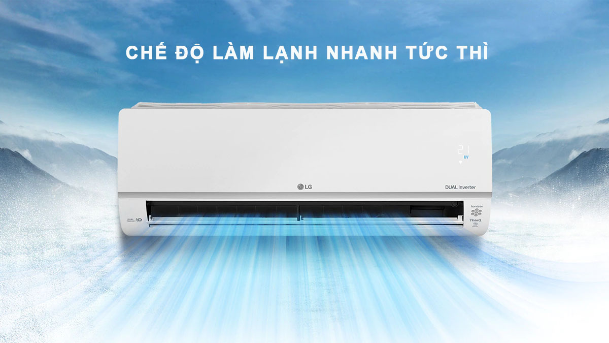 V13APIUV được trang bị chế độ làm lạnh nhanh tức thì tiện lợi