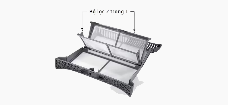 Bộ lọc 2 trong 1 máy sấy Samsung