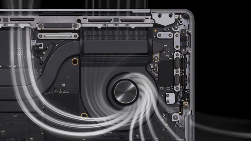 MacBook Pro M3 Max với hệ thống tản nhiệt cao cấp