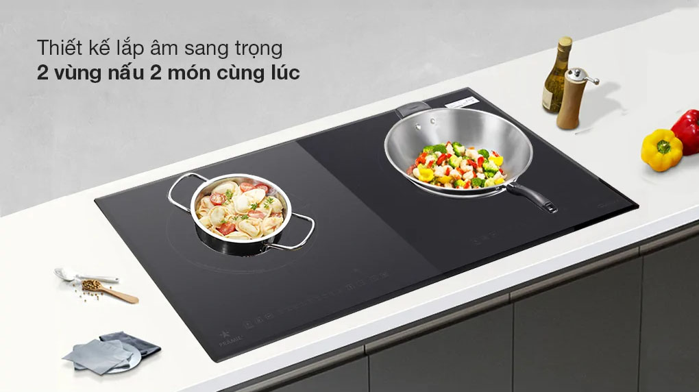 Bếp điện từ hồng ngoại Pramie 2105 - Malaysia lắp âm gọn gàng