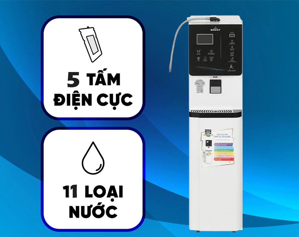 Máy lọc nước Robot IonKing 115C trang bị 5 tấm điện cực