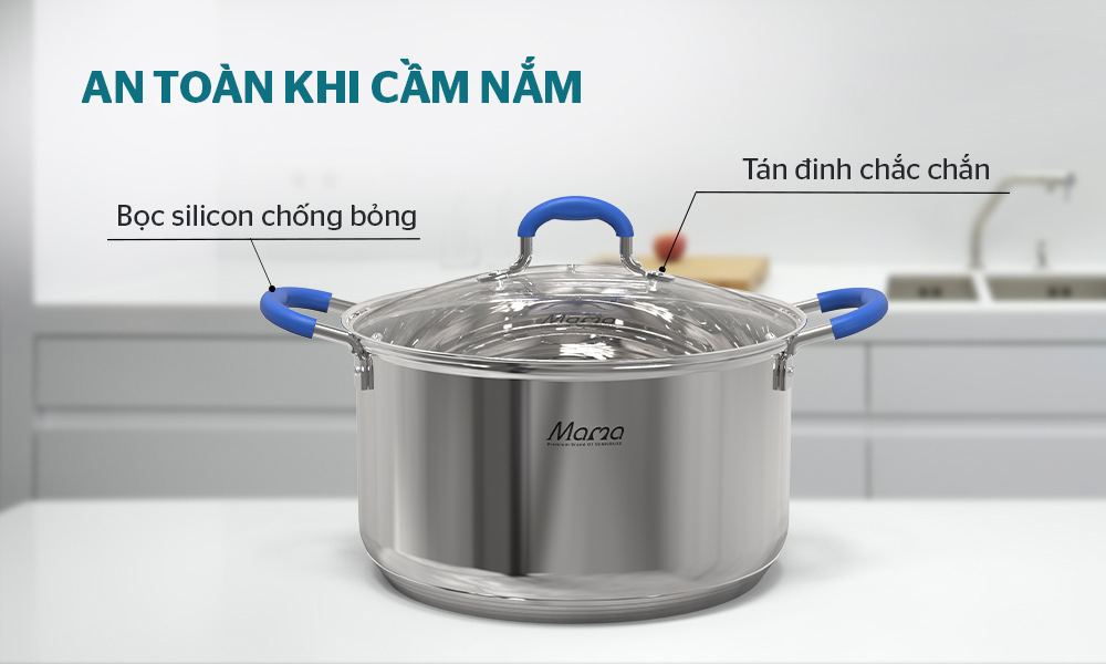 Quai núm và tay cầm Sunhouse Mama SHG509 bọc silicon