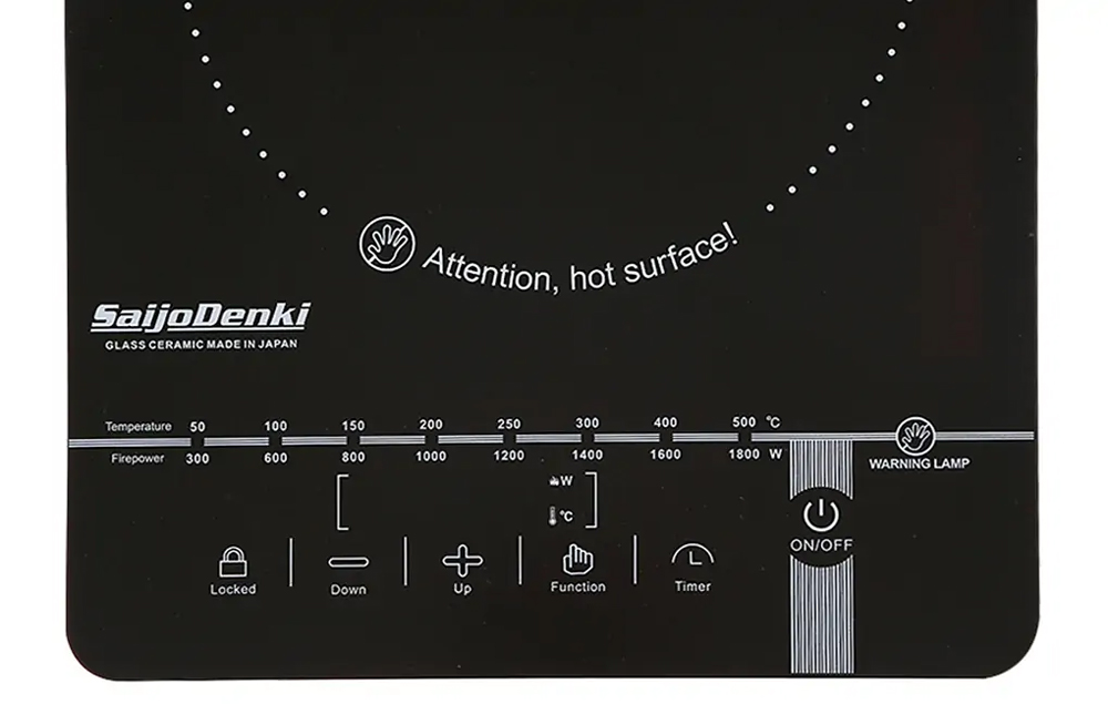 Saijo denki SD-1902 trang bị bảng điều khiển cảm ứng