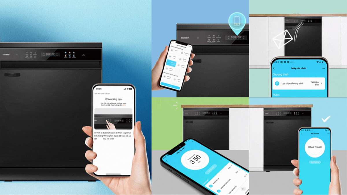 Comfee CDWEF1401HB-W-VN có thể điều khiển từ xa qua ứng dụng