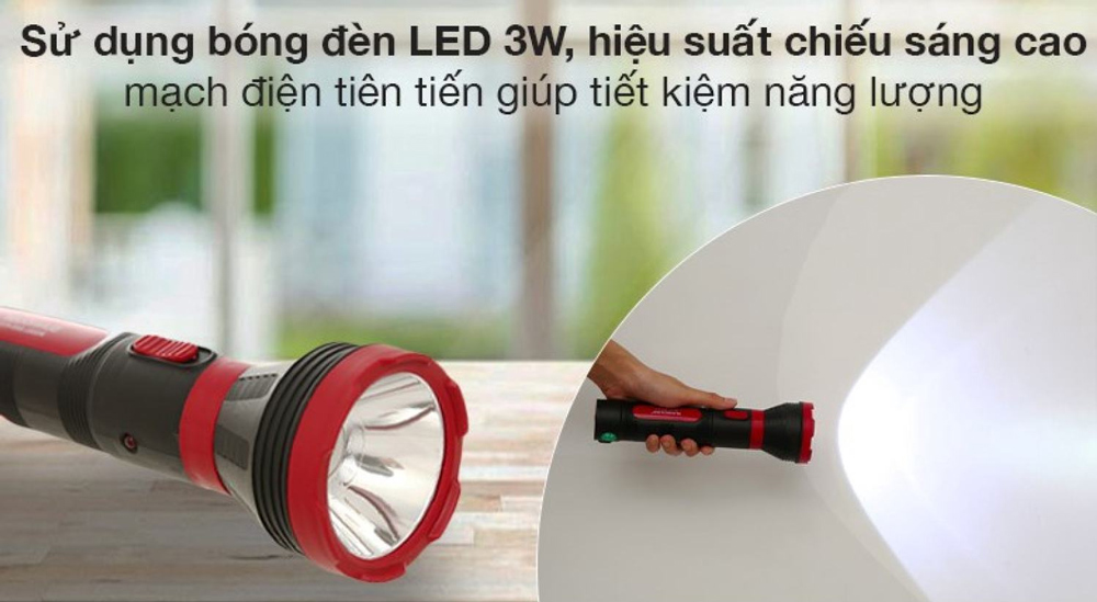 Đèn pin cầm tay led Sunhouse SHE-4131 3W