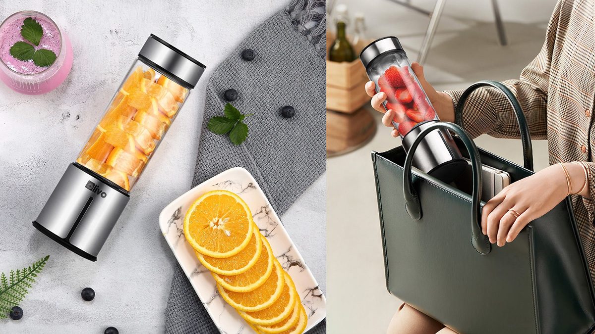 Máy xay sinh tố cầm tay Olivo PB01 có thiết kế nhỏ gọn linh hoạt