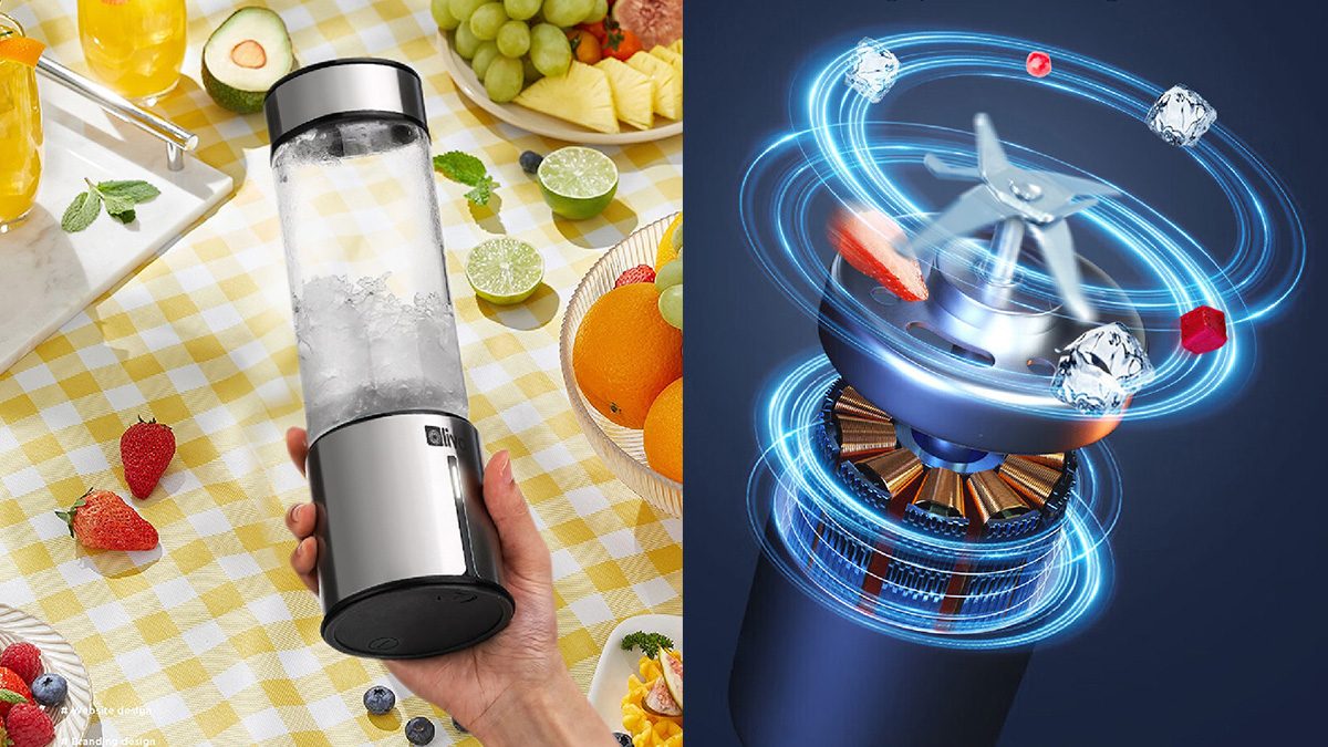 Olivo PB01 hoạt động với công suất lớn và lưỡi dao 6 cánh sắc bén