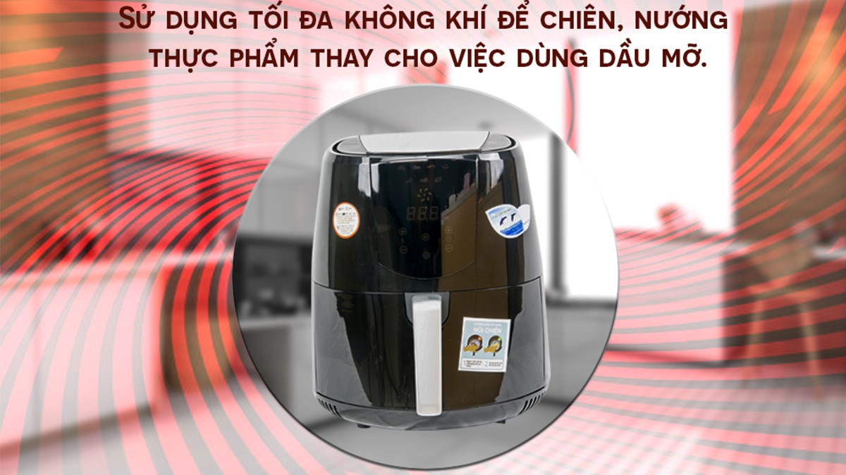 Perfect PF-D92 sử dụng công nghệ chiên Rapid Air an toàn sức khỏe