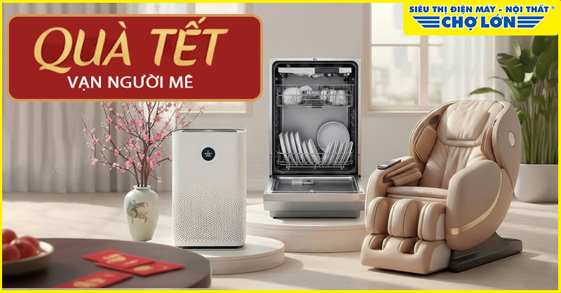 Top 10 món đồ gia dụng làm quà Tết ý nghĩa, thiết thực