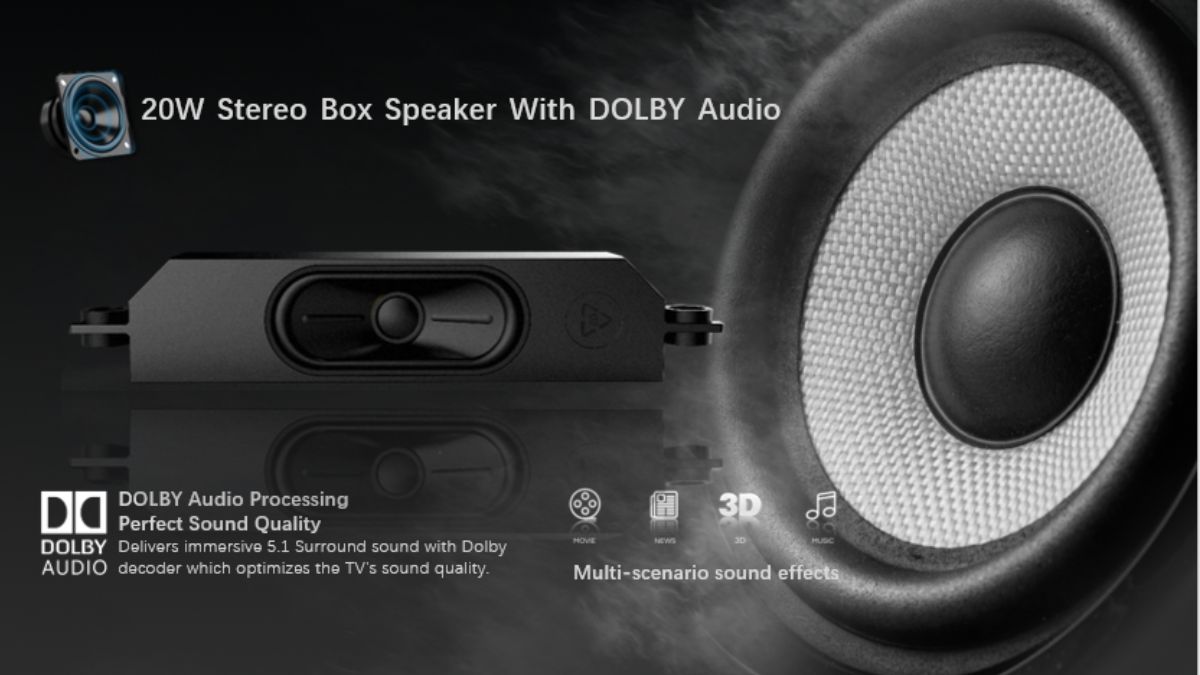 Âm thanh 20W kết hợp cùng công nghệ Dolby Audio