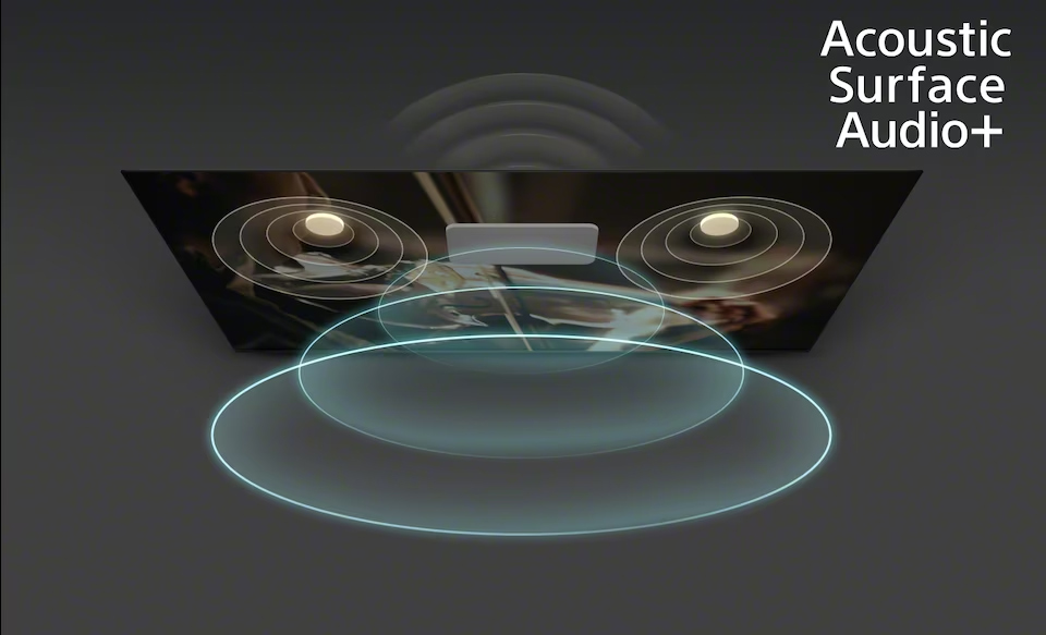 Âm thanh từ màn hình Acoustic Surface Audio+ lôi cuốn