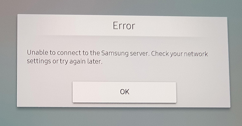 Bảng mã lỗi tivi Samsung và cách khắc phục