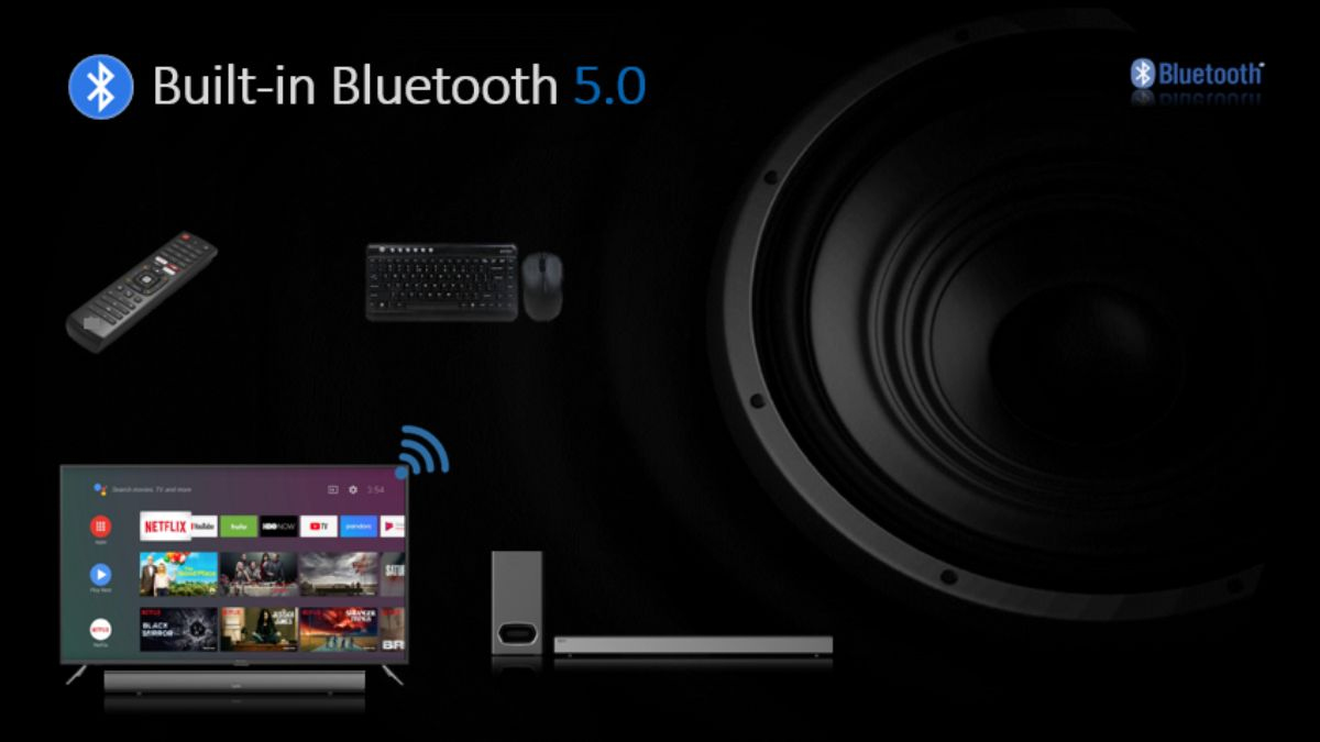 Kết nối với tivi ITEL bằng Bluetooth 5.0