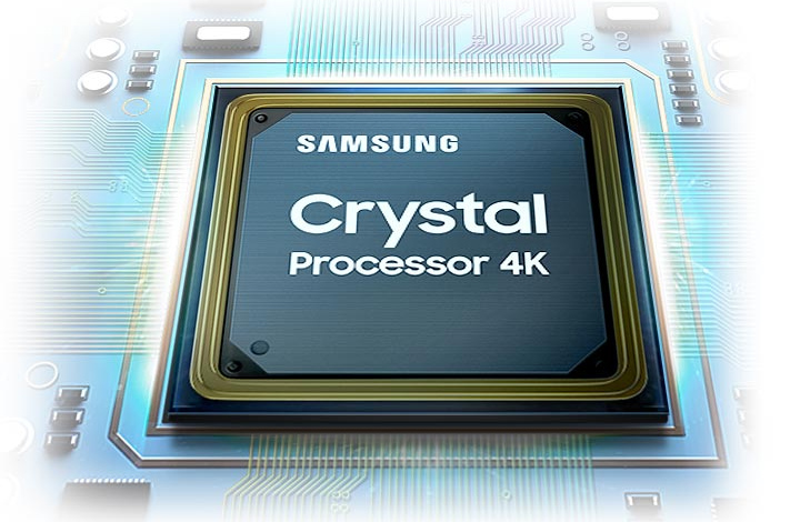 Bộ xử lý Crystal 4K nâng cấp chất lượng hình ảnh vượt trội
