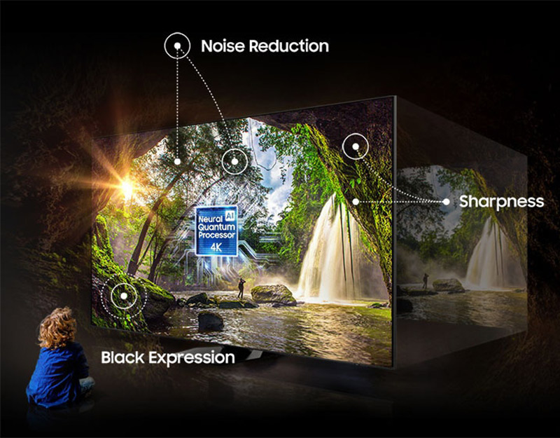 Bộ xử lý Neural Quantum 4K được Samsung trang bị cho tivi cao cấp 98 inch