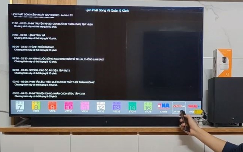 Cách dò kênh trên tivi Xiaomi