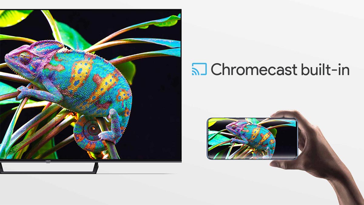 Chia sẻ nội dung lên tivi nhanh hơn với Chromecast built-in
