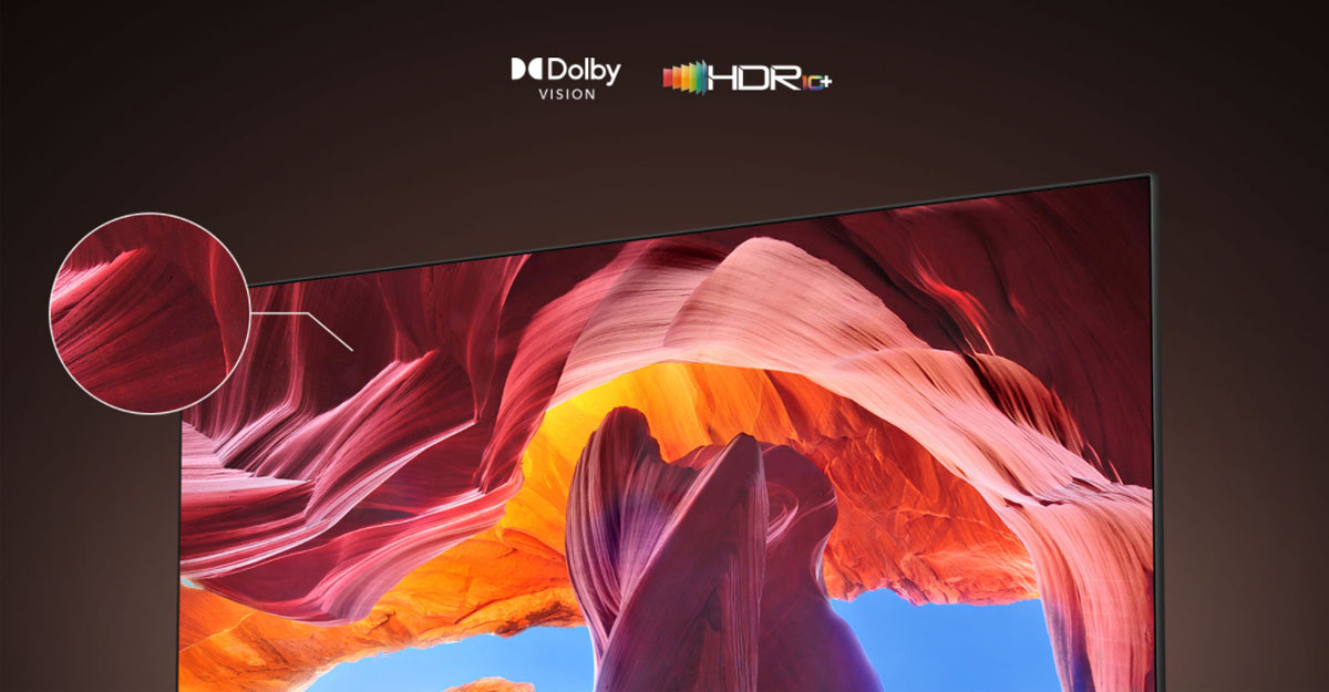 Công nghệ Dolby Vision cùng HDR10+ của Android Tivi L55M6-6ARG