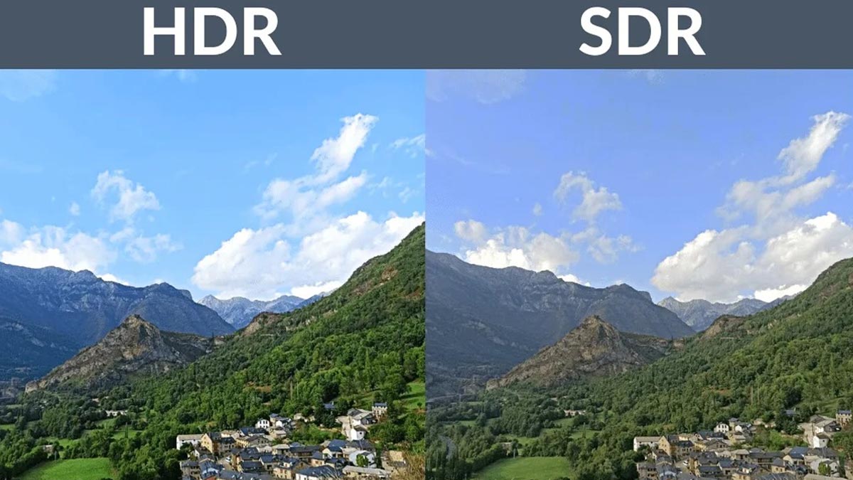 Công nghệ HDR giúp hình ảnh có dải màu rộng hơn, chân thực đáng kể