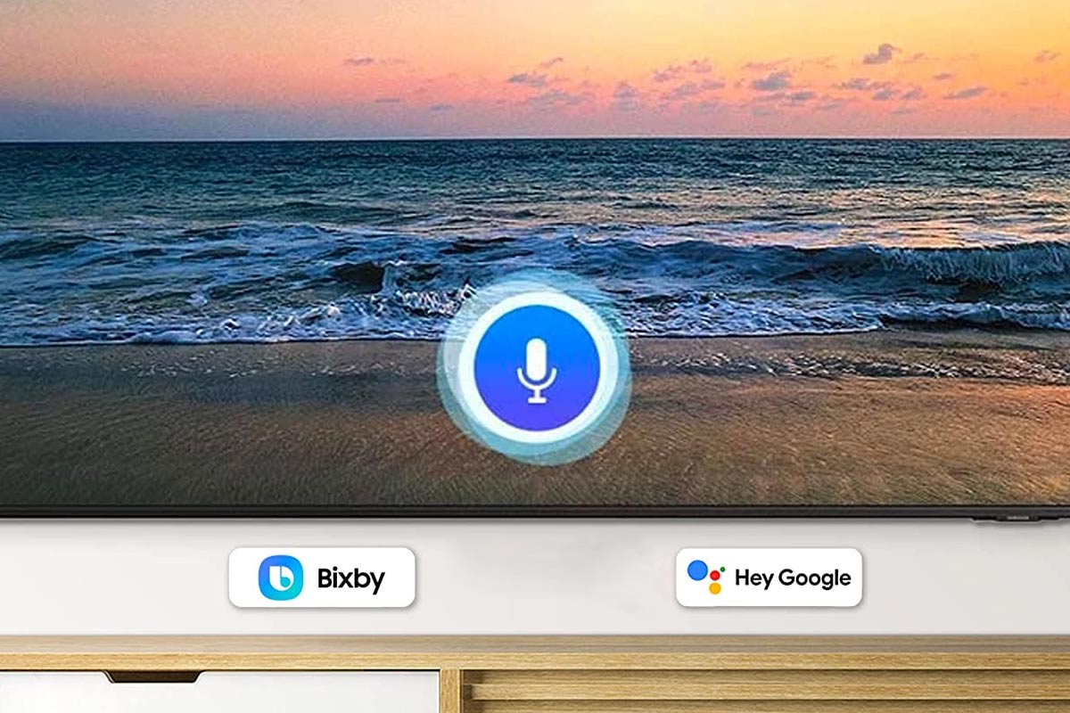 Điều khiển tivi dễ dàng bằng giọng nói cùng Bixby và Google Assistant