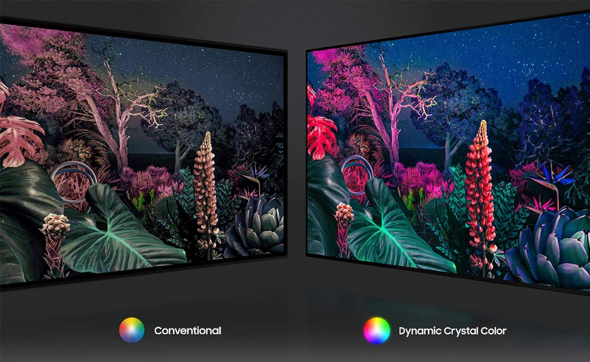Dynamic Crystal Color mở rộng gam màu của mọi khung hình