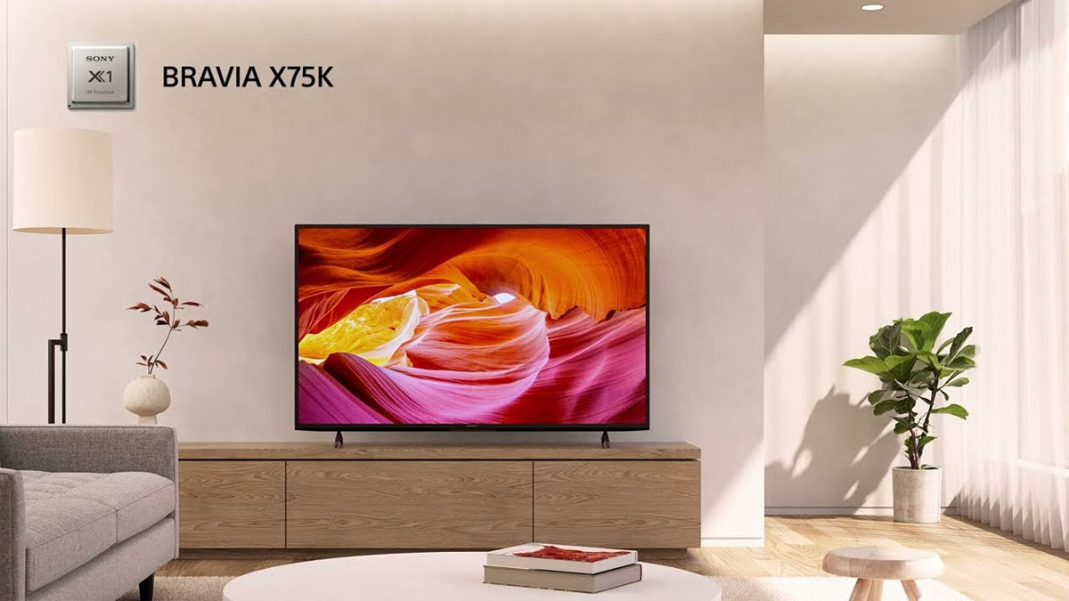 Google Tivi Sony KD-50X75K có độ phân giải 4K sắc nét
