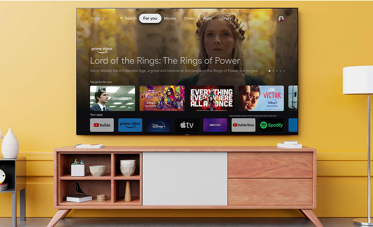 Google TV cung cấp kho tài nguyên giải trí khổng lồ