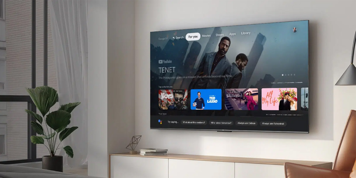 Google TV đa dạng nội dung giải trí