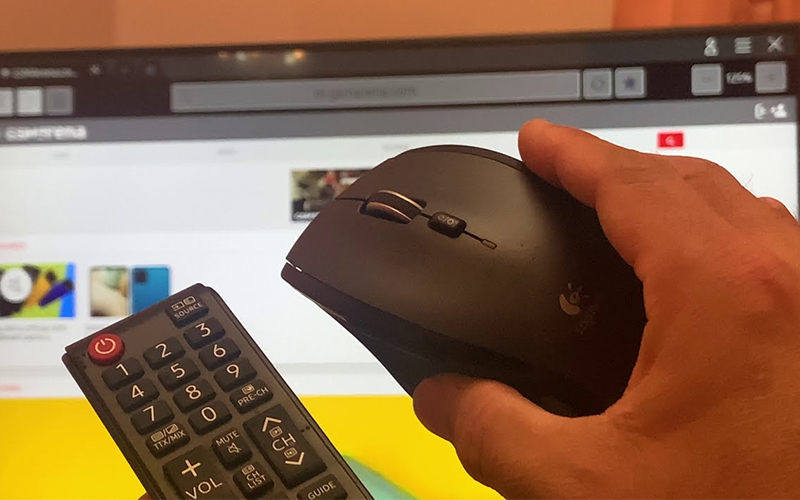 Kết nối chuột với tivi để sử dụng thay thế remote