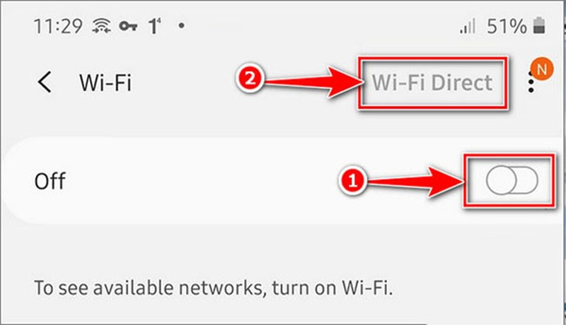 Kết nối điện thoại với tivi bằng Wi-Fi Direc