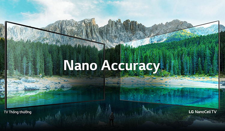 Chất lượng hình ảnh hoàn thiện từ mọi góc nhìn cùng Nano Accuracy